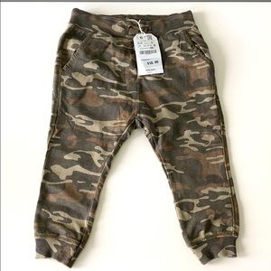 NWT Zara Toddler Camo Sweatpants